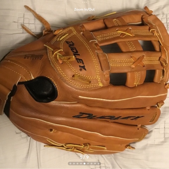 Dudley DSG9 Softball Glove Heat Series 14"  Leather Handcrafted~for Lefthander - Picture 5 of 9